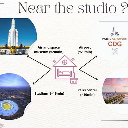 Studio 10Min Paris Centre I Cdg Drancy Exterior photo